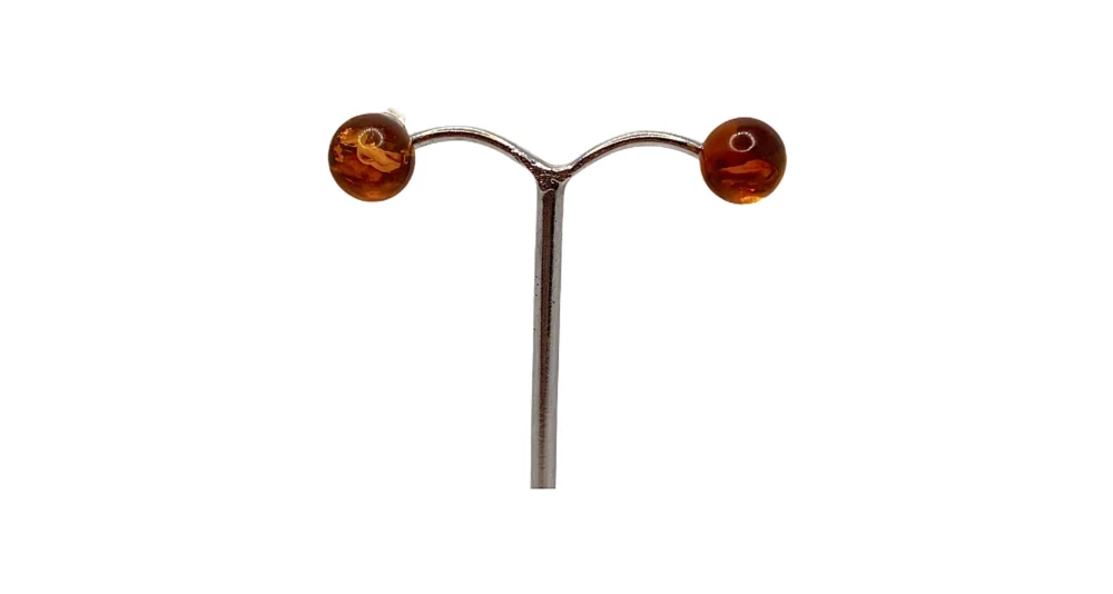 Pendientes bola Ámbar